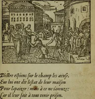 An illustration from Qvadrins historiqves de la Bible (1558)