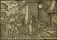 An illustration from Qvadrins historiqves de la Bible (1558)