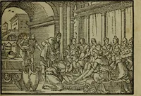 An illustration from Qvadrins historiqves de la Bible (1558)