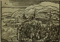 An illustration from Qvadrins historiqves de la Bible (1558)