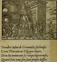 An illustration from Qvadrins historiqves de la Bible (1558)