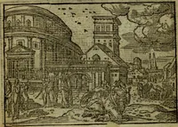 An illustration from Qvadrins historiqves de la Bible (1558)