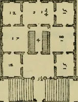 An illustration from I qvattro libri dell'architettvra di Andrea Palladio : ne' quali, dopo un breue trattato de' cinque ordini, & di quelli auertimenti, che sono piu necessarij nel fabricare; (1570)