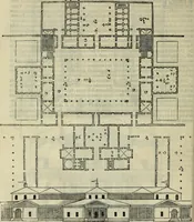 An illustration from I qvattro libri dell'architettvra di Andrea Palladio : ne' quali, dopo un breue trattato de' cinque ordini, & di quelli auertimenti, che sono piu necessarij nel fabricare; (1570)