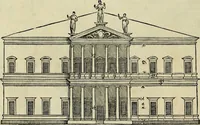An illustration from I qvattro libri dell'architettvra di Andrea Palladio : ne' quali, dopo un breue trattato de' cinque ordini, & di quelli auertimenti, che sono piu necessarij nel fabricare; (1570)