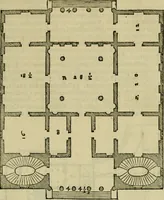 An illustration from I qvattro libri dell'architettvra di Andrea Palladio : ne' quali, dopo un breue trattato de' cinque ordini, & di quelli auertimenti, che sono piu necessarij nel fabricare; (1570)