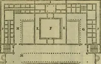 Picture 193 of 346 from I qvattro libri dell'architettvra di Andrea Palladio : ne' quali, dopo un breue trattato de' cinque ordini, & di quelli auertimenti, che sono piu necessarij nel fabricare; (1570), leaf 184
