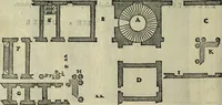 Picture 199 of 346 from I qvattro libri dell'architettvra di Andrea Palladio : ne' quali, dopo un breue trattato de' cinque ordini, & di quelli auertimenti, che sono piu necessarij nel fabricare; (1570), leaf 187