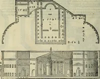 Picture 222 of 346 from I qvattro libri dell'architettvra di Andrea Palladio : ne' quali, dopo un breue trattato de' cinque ordini, & di quelli auertimenti, che sono piu necessarij nel fabricare; (1570), leaf 215