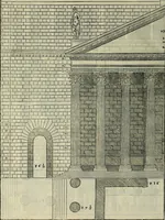 An illustration from I qvattro libri dell'architettvra di Andrea Palladio : ne' quali, dopo un breue trattato de' cinque ordini, & di quelli auertimenti, che sono piu necessarij nel fabricare; (1570)