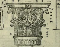 Picture 229 of 346 from I qvattro libri dell'architettvra di Andrea Palladio : ne' quali, dopo un breue trattato de' cinque ordini, & di quelli auertimenti, che sono piu necessarij nel fabricare; (1570), leaf 221