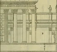 An illustration from I qvattro libri dell'architettvra di Andrea Palladio : ne' quali, dopo un breue trattato de' cinque ordini, & di quelli auertimenti, che sono piu necessarij nel fabricare; (1570)