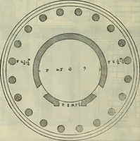 An illustration from I qvattro libri dell'architettvra di Andrea Palladio : ne' quali, dopo un breue trattato de' cinque ordini, & di quelli auertimenti, che sono piu necessarij nel fabricare; (1570)