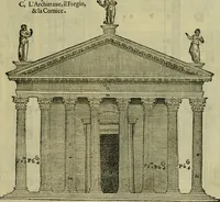 An illustration from I qvattro libri dell'architettvra di Andrea Palladio : ne' quali, dopo un breue trattato de' cinque ordini, & di quelli auertimenti, che sono piu necessarij nel fabricare; (1570)