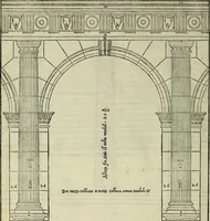 An illustration from I qvattro libri dell'architettvra di Andrea Palladio : ne' quali, dopo un breue trattato de' cinque ordini, & di quelli auertimenti, che sono piu necessarij nel fabricare; (1570)