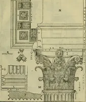 An illustration from I qvattro libri dell'architettvra di Andrea Palladio : ne' quali, dopo un breue trattato de' cinque ordini, & di quelli auertimenti, che sono piu necessarij nel fabricare; (1570)