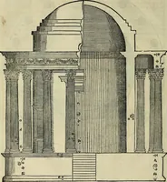 An illustration from I qvattro libri dell'architettvra di Andrea Palladio : ne' quali, dopo un breue trattato de' cinque ordini, & di quelli auertimenti, che sono piu necessarij nel fabricare; (1570)