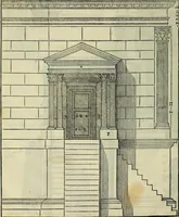 An illustration from I qvattro libri dell'architettvra di Andrea Palladio : ne' quali, dopo un breue trattato de' cinque ordini, & di quelli auertimenti, che sono piu necessarij nel fabricare; (1570)