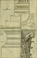 An illustration from I qvattro libri dell'architettvra di Andrea Palladio : ne' quali, dopo un breue trattato de' cinque ordini, & di quelli auertimenti, che sono piu necessarij nel fabricare; (1570)