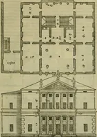 Picture 75 of 346 from I qvattro libri dell'architettvra di Andrea Palladio : ne' quali, dopo un breue trattato de' cinque ordini, & di quelli auertimenti, che sono piu necessarij nel fabricare; (1570), leaf 76