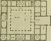An illustration from I qvattro libri dell'architettvra di Andrea Palladio : ne' quali, dopo un breue trattato de' cinque ordini, & di quelli auertimenti, che sono piu necessarij nel fabricare; (1570)