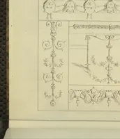 An illustration from Raccolta della pui intersante dipinture e de pui belli musaici rinvenuti negli scavi di Ercolano, di Pompei, e di Stabia che ammiransi nel Museo Reale Borbonico (1843)