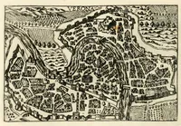 An illustration from Raccolta delle principali citta d'Italia : intagliate con tvtte le contrade, e palazzi di esse (1643)