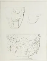 An illustration from Raccolta de' piu belli ed interessanti dipinti, musaici ed altri monumenti rinvenuti negli scavi di Ercolano, di Pompei, e di Stabia, che ammiransi nel Museo nazionale.. (1876)