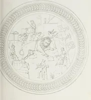 An illustration from Raccolta de' piu belli ed interessanti dipinti, musaici ed altri monumenti rinvenuti negli scavi di Ercolano, di Pompei, e di Stabia, che ammiransi nel Museo nazionale.. (1876)