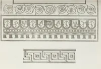 An illustration from Raccolta de' piu belli ed interessanti dipinti, musaici ed altri monumenti rinvenuti negli scavi di Ercolano, di Pompei, e di Stabia, che ammiransi nel Museo nazionale.. (1876)