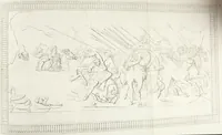 An illustration from Raccolta de' piu belli ed interessanti dipinti, musaici ed altri monumenti rinvenuti negli scavi di Ercolano, di Pompei, e di Stabia, che ammiransi nel Museo nazionale.. (1876)