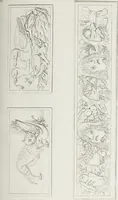 An illustration from Raccolta de' piu belli ed interessanti dipinti, musaici ed altri monumenti rinvenuti negli scavi di Ercolano, di Pompei, e di Stabia, che ammiransi nel Museo nazionale.. (1876)