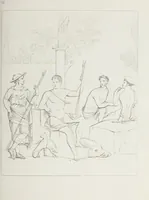 An illustration from Raccolta de' piu belli ed interessanti dipinti, musaici ed altri monumenti rinvenuti negli scavi di Ercolano, di Pompei, e di Stabia, che ammiransi nel Museo nazionale.. (1876)