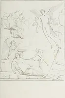 An illustration from Raccolta de' piu belli ed interessanti dipinti, musaici ed altri monumenti rinvenuti negli scavi di Ercolano, di Pompei, e di Stabia, che ammiransi nel Museo nazionale.. (1876)