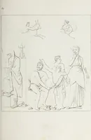 An illustration from Raccolta de' piu belli ed interessanti dipinti, musaici ed altri monumenti rinvenuti negli scavi di Ercolano, di Pompei, e di Stabia, che ammiransi nel Museo nazionale.. (1876)
