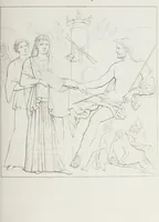 An illustration from Raccolta de' piu belli ed interessanti dipinti, musaici ed altri monumenti rinvenuti negli scavi di Ercolano, di Pompei, e di Stabia, che ammiransi nel Museo nazionale.. (1876)