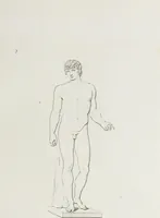 An illustration from Raccolta de' piu belli ed interessanti dipinti, musaici ed altri monumenti rinvenuti negli scavi di Ercolano, di Pompei, e di Stabia, che ammiransi nel Museo nazionale.. (1876)