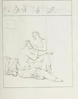 An illustration from Raccolta de' piu belli ed interessanti dipinti, musaici ed altri monumenti rinvenuti negli scavi di Ercolano, di Pompei, e di Stabia, che ammiransi nel Museo nazionale.. (1876)