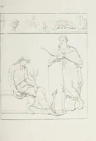 An illustration from Raccolta de' piu belli ed interessanti dipinti, musaici ed altri monumenti rinvenuti negli scavi di Ercolano, di Pompei, e di Stabia, che ammiransi nel Museo nazionale.. (1876)