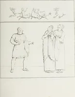 An illustration from Raccolta de' piu belli ed interessanti dipinti, musaici ed altri monumenti rinvenuti negli scavi di Ercolano, di Pompei, e di Stabia, che ammiransi nel Museo nazionale.. (1876)