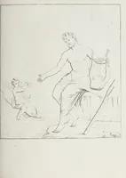 An illustration from Raccolta de' piu belli ed interessanti dipinti, musaici ed altri monumenti rinvenuti negli scavi di Ercolano, di Pompei, e di Stabia, che ammiransi nel Museo nazionale.. (1876)