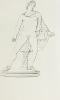 An illustration from Raccolta de' piu belli ed interessanti dipinti, musaici ed altri monumenti rinvenuti negli scavi di Ercolano, di Pompei, e di Stabia, che ammiransi nel Museo nazionale.. (1876)