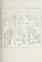 An illustration from Raccolta de' piu belli ed interessanti dipinti, musaici ed altri monumenti rinvenuti negli scavi di Ercolano, di Pompei, e di Stabia, che ammiransi nel Museo nazionale.. (1876)