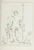 An illustration from Raccolta de' piu belli ed interessanti dipinti, musaici ed altri monumenti rinvenuti negli scavi di Ercolano, di Pompei, e di Stabia, che ammiransi nel Museo nazionale.. (1876)