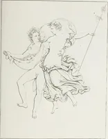 An illustration from Raccolta de' piu belli ed interessanti dipinti, musaici ed altri monumenti rinvenuti negli scavi di Ercolano, di Pompei, e di Stabia, che ammiransi nel Museo nazionale.. (1876)