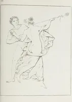 An illustration from Raccolta de' piu belli ed interessanti dipinti, musaici ed altri monumenti rinvenuti negli scavi di Ercolano, di Pompei, e di Stabia, che ammiransi nel Museo nazionale.. (1876)