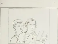 An illustration from Raccolta de' piu belli ed interessanti dipinti, musaici ed altri monumenti rinvenuti negli scavi di Ercolano, di Pompei, e di Stabia, che ammiransi nel Museo nazionale.. (1876)