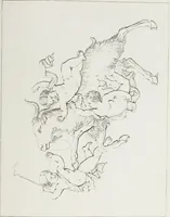 An illustration from Raccolta de' piu belli ed interessanti dipinti, musaici ed altri monumenti rinvenuti negli scavi di Ercolano, di Pompei, e di Stabia, che ammiransi nel Museo nazionale.. (1876)