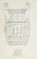 An illustration from Raccolta de' piu belli ed interessanti dipinti, musaici ed altri monumenti rinvenuti negli scavi di Ercolano, di Pompei, e di Stabia, che ammiransi nel Museo nazionale.. (1876)