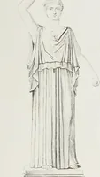 An illustration from Raccolta de' piu belli ed interessanti dipinti, musaici ed altri monumenti rinvenuti negli scavi di Ercolano, di Pompei, e di Stabia, che ammiransi nel Museo nazionale.. (1876)